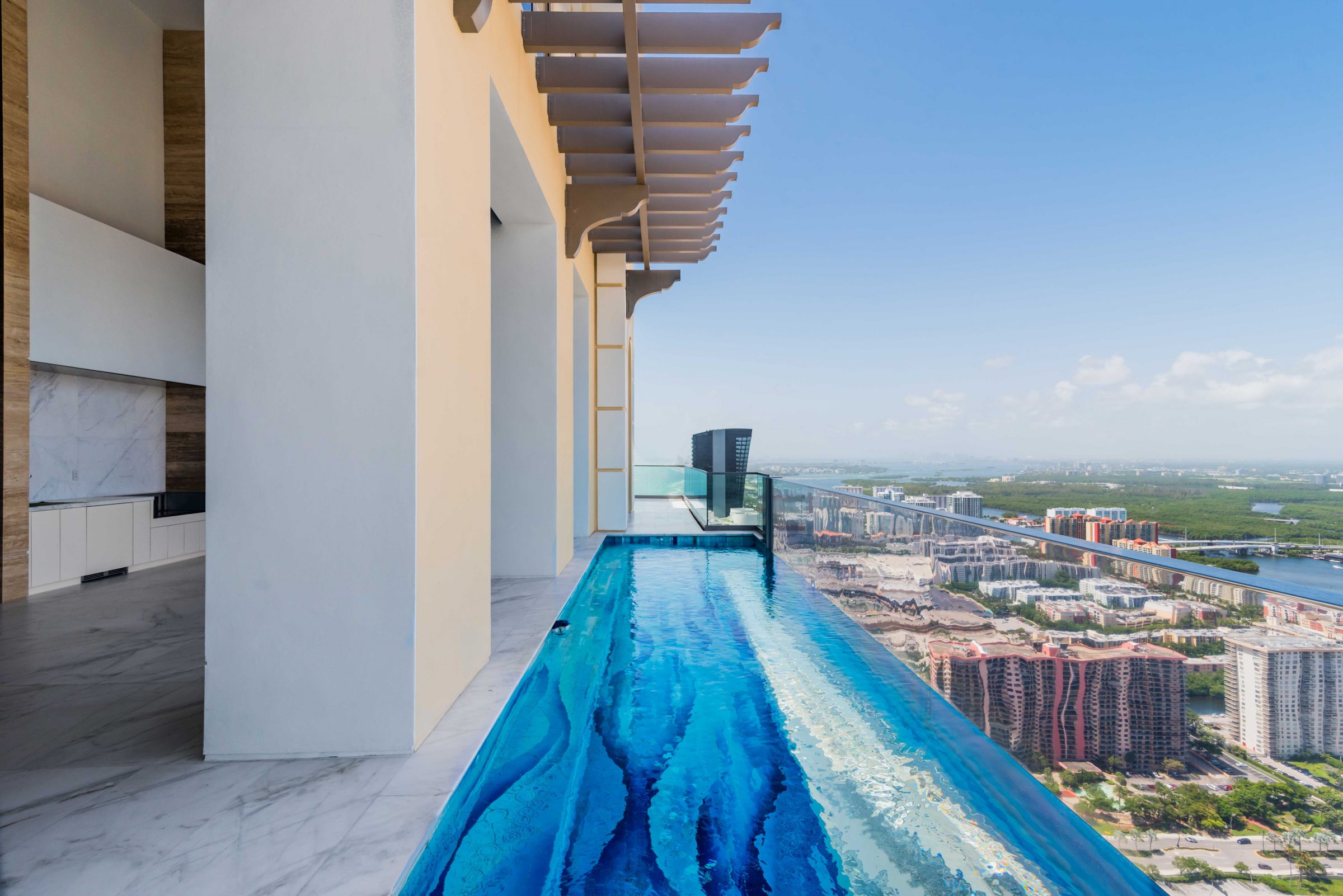 Living Large Sky High Luxury Penthouse Features Cantilevered Pool